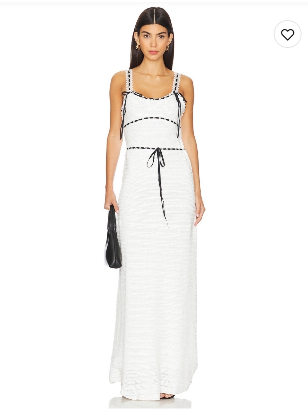 For Love and Lemons Mayfair Maxi Dress in White Size XS